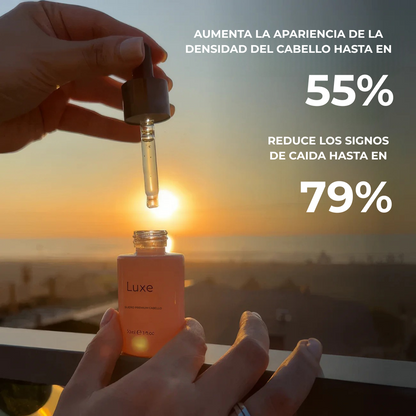 Suero de Crecimiento Capilar Luxe® Resultados en 7 días